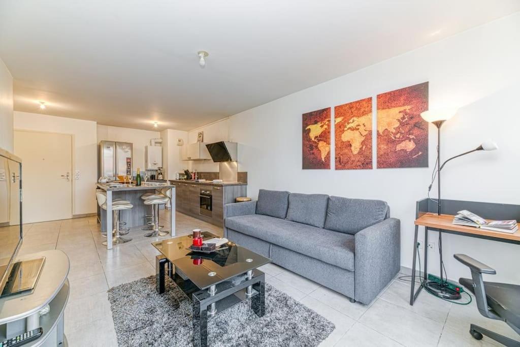 Rhut Bel Appartement-Garage Prive-Balcon-Wifi Fibre מראה חיצוני תמונה